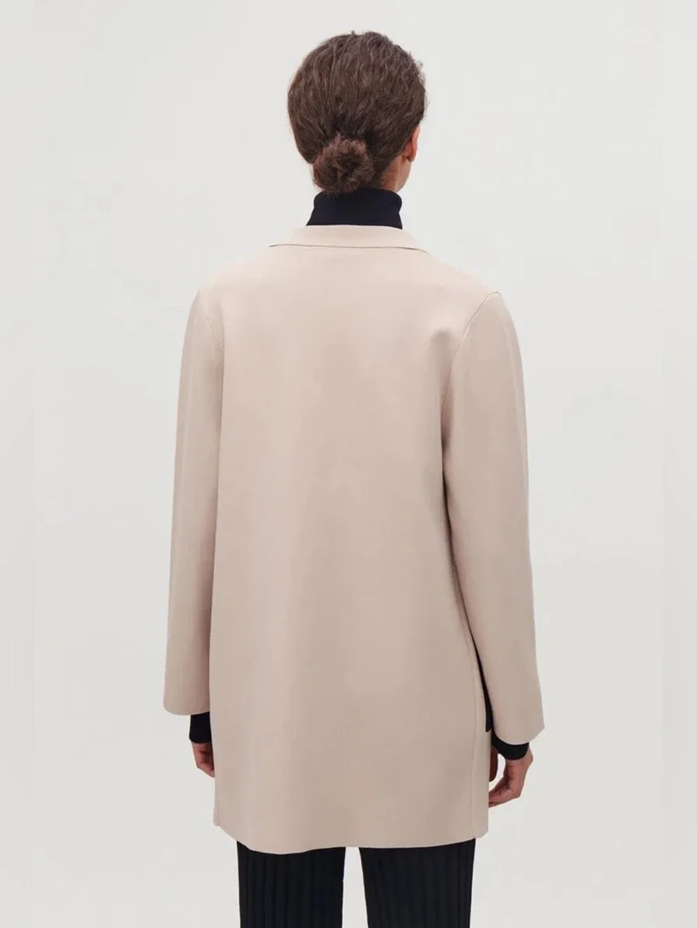 COS Long Structured-Knit Jacket - Picture 2 of 11